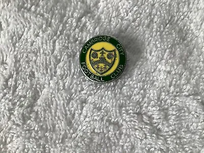 Cambridge City FC Pin Badge (issued Late 70s/early 80s) (Green Edging) • £5
