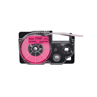 £9.59 • Buy 1PK Fluorescent Pink Tape Cartridge XR-9FPK For Casio KL-60 EZ Label Printer 9mm