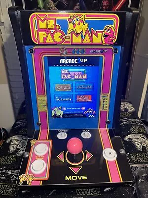 Arcade1Up  Ms. Pac-Man 5-in-1 Countercade Arcade/ Wireless HookUp| Used Twice • $183.13