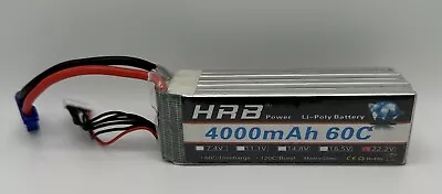 HRB 6S 22.2V 4000mAh 60C Deans T Lipo Battery For RC Drone Helicopter Truck Boat • $49.99