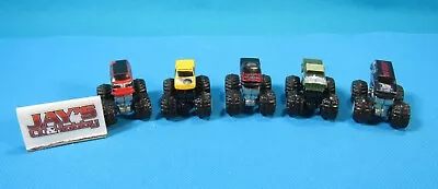 Lot Of 5 Hot Wheels Monster Trucks Mighty Minis Mattel • $24.99