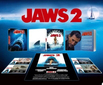 £74.95 • Buy Jaws 2 Collectors Edition STEELBOOK 4K UHD + Blu-ray - PRESALE