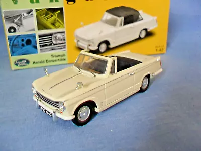 Corgi Vanguards VA07401 Triumph Herald Convertible - White - 1:43 - Ltd Edt. • $4.96