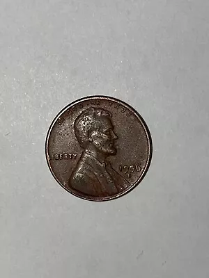 1956 D Wheat Penny Error L On The Rim • $50