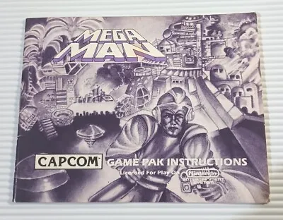 Nintendo NES Mega Man 1 Manual Capcom Original Instruction Booklet Pre-owned.    • $94.99