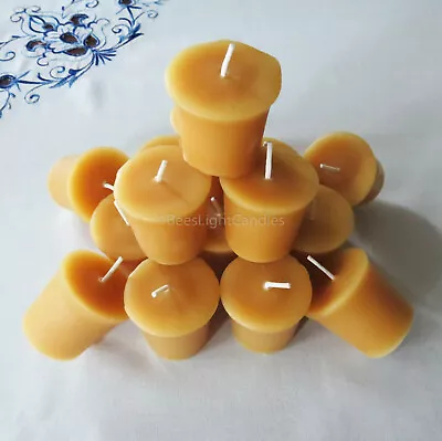 🐝 100% Beeswax Votives Candles / USA Emergency Honey Scent Long Burning BULK 🐝 • $444.31