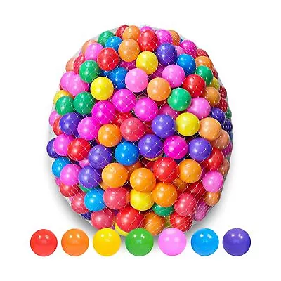 Ball Pit Balls 1000pcs For Kids Plastic Balls For Ball Pit 2.2” Crush Pr • $116.59