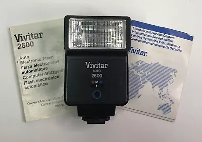 Vivitar Auto 2600 Camera Flash Auto Off Auto Check • $14.99