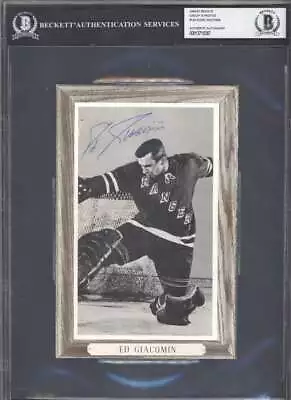 1964 Beehive Photos III #126 Ed Giacomin BGS AUTO Autographed BAS Auth B71954 • $38