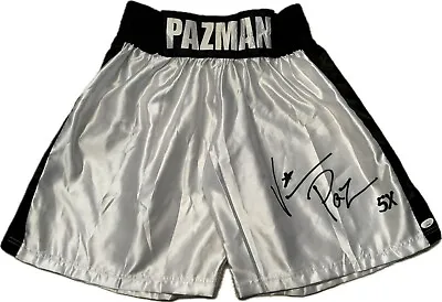 Vinny Paz Signed Custom Boxing Trunks Jsa Witness Pazienza  5-time Champ Jsa • $31.99