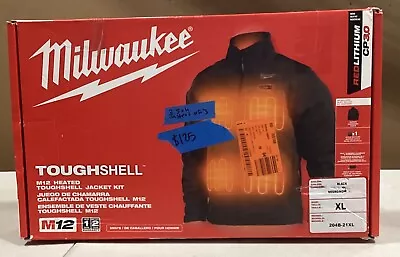 Open Box Milwaukee Tool 204B-21Xl M12 Heated Toughshell Jacket W 2.5 AH Battery • $101.49