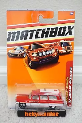 Brand New Matchbox 2010 Emergency Response '63 Cadillac Ambulance • $0.99