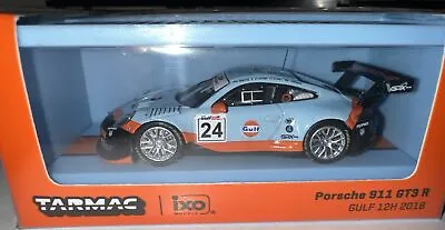 TARMAC WORKS T64-032-18 GULF PORSCHE 911 991 GT3 R #24 12h 2018 1/64 LIGHT BLUE • $45.99