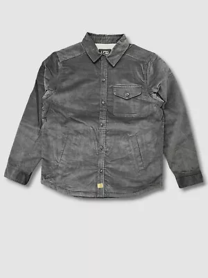 $52.34 • Buy $148 Ugg Men's Gray Theodore Corduroy Long Sleeves Shirt Jacket Size Medium