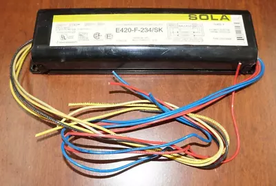 Sola E420-f-234/sk Rapid Start Ballast 2-lamp F40t12 40w T12 120v • $25