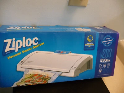 $38.99 • Buy Ziploc Vacuum Sealer V200 Series V203 Food Storage System New In Box 1 Gallon
