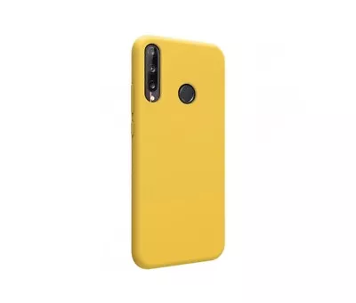 Cover Case Silicone Suave Colour Yellow For Huawei P40 Lite E/Honour 9C • £17.90