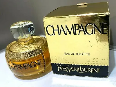 Rare And Collectable Yves St. Laurent Champagne 50 Ml. Eau De Toilette Splash • £232.64