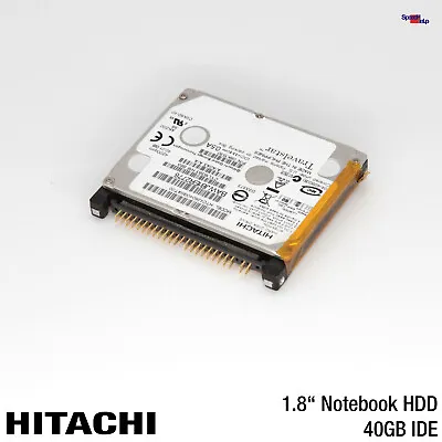 Hitachi HTC426040G9AT00 40GB 1.8   Inch Notebook Laptop HDD Hard Drive Hard Disk • £64.36