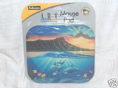 $9.99 • Buy Fellowes Art Impression Mouse Pad Designer Diamond Head Mountain And Ocean Scene