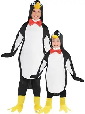 Child Penguin Fancy Dress Costume Funny Animal Kids Zoo Xmas Christmas Outfit • £17.99