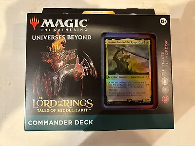 The Hosts Of Mordor Lord Of The Rings Tales Of Middle-Earth Commander  Magic MTG • $89.99