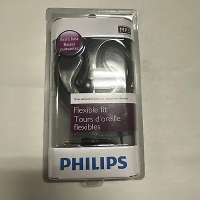 Philips MP 3 Cd Earhook Head Phones Black (NEW) • $12