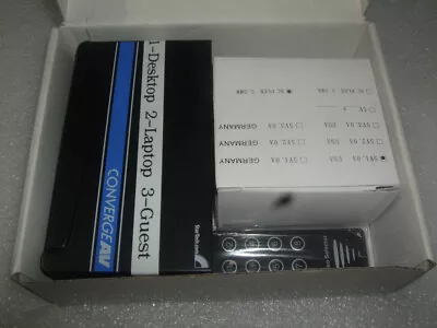 ConvergeAV VS415RVGA 4 Port VGA Switch With IR Remote Control • $30