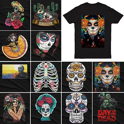 £8.49 • Buy Day Of The Dead Mexican T Shirt Sugar Skull Dia De Los Muertos Tradition#M#P1#PR