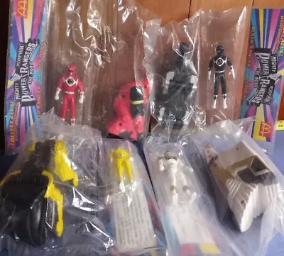 McDonald’s Mighty Morphin Power Rangers The Movie Lot Of 4 Unopened Red Yellow • $25