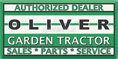 Oliver Garden Tractors Dealer Vintage Old Sign Remake Aluminum Size Options • $60.45