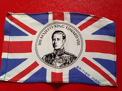 £14.99 • Buy Antique Mini Silk Union Jack Flag / Bunting King Edward VIII Coronation 1937