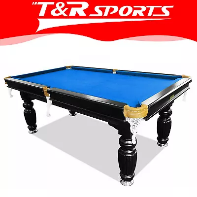 7FT Luxury Slate Pool Table Solid Timber Billiard Table Snooker Table.AU • $1299.99