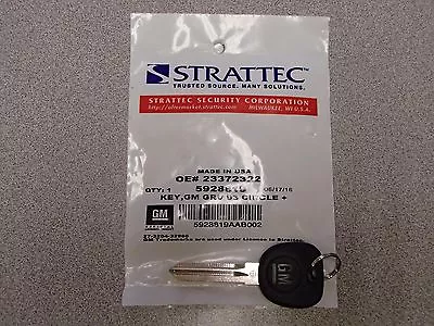 $26.92 • Buy NEW OEM 2005 - 2017 GM Logo Transponder Chip Key Circle + Plus Strattec 5928819