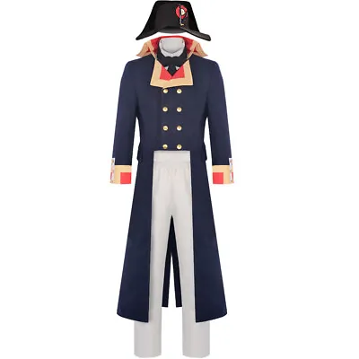 Cosplay 2023 Movie Napoleon Full Set Costumes Halloween Carnival Suits Hat Mens • £73.20