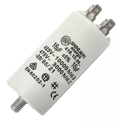 £8.49 • Buy Genuine 16uf Ducati Capacitor Motor, Generator, Pump