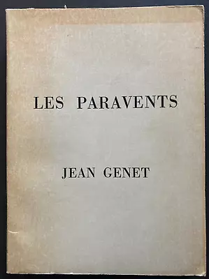 RARE !! Les Paravents By Jean Genet 1961 1st Ed. PB 260 Pp. French • $25