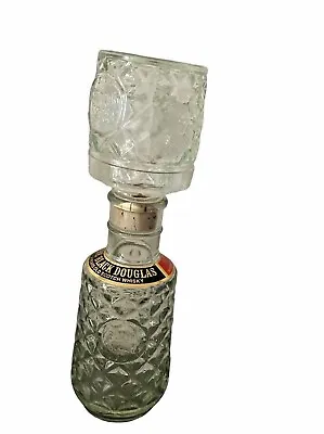  Black Douglas 8 Yr Old Whiskey Decanter Bottle & Matching Rocks Glass 500 ML  • $54.98