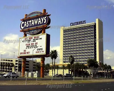 Castaways Casino Vintage Las Vegas Nevada 8x10 Photo • $9.99