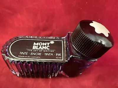 MONT BLANC FOUNTAIN PEN INK 39100 Blue Blueblack ~1/3 Rd Full • $12.99