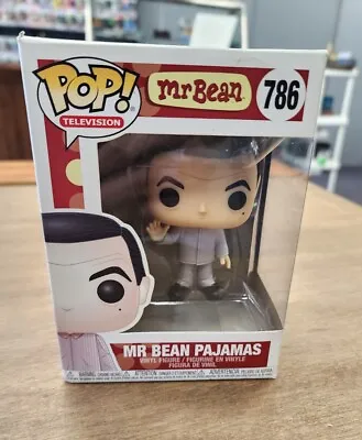 Funko POP! MR. BEAN PAJAMAS #786 Non Mint Box Came From Smoker • $6