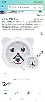 £10 • Buy Zazu Bobby The Bear Sleeptrainer And Alarm Clock Good For Autism