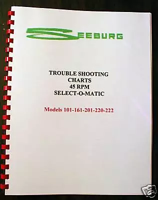 $24.35 • Buy Seeburg 101-161-201-220-222 Models Troubleshooting Manu