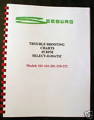 Seeburg 101-161-201-220-222 Models Troubleshooting Manu • $29