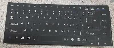 Qwerty Keyboard Stickers Overlays UK Zoostorm Compaq Everex Self-adhesive • £3.59