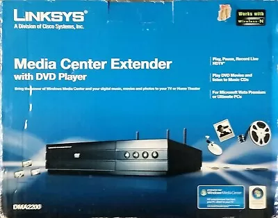 NEW Linksys Media Center Extender DMA2200 Digital HD Streaming Media/DVD Player • $99.95