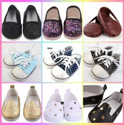 *18  Girl BOY Doll SHOES TRAINERS FLATS Get 10% Off. Our Generation Baby Born AG • £6