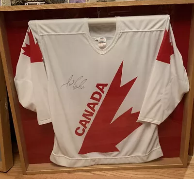 MARIO LEMIEUX Team CANADA SIGNED Autographed JERSEY W/ Display Case Frame & COA • $850