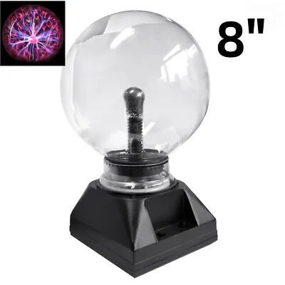 8  Plasma Ball Lamp Touch Lightning Activated Magic Globe Sphere Night Light • $29.39