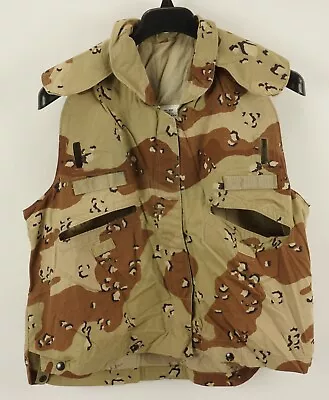 US Military PASGT Flack Jacket Vest Men's Small/Medium Desert Camo Fragmentation • $24.95